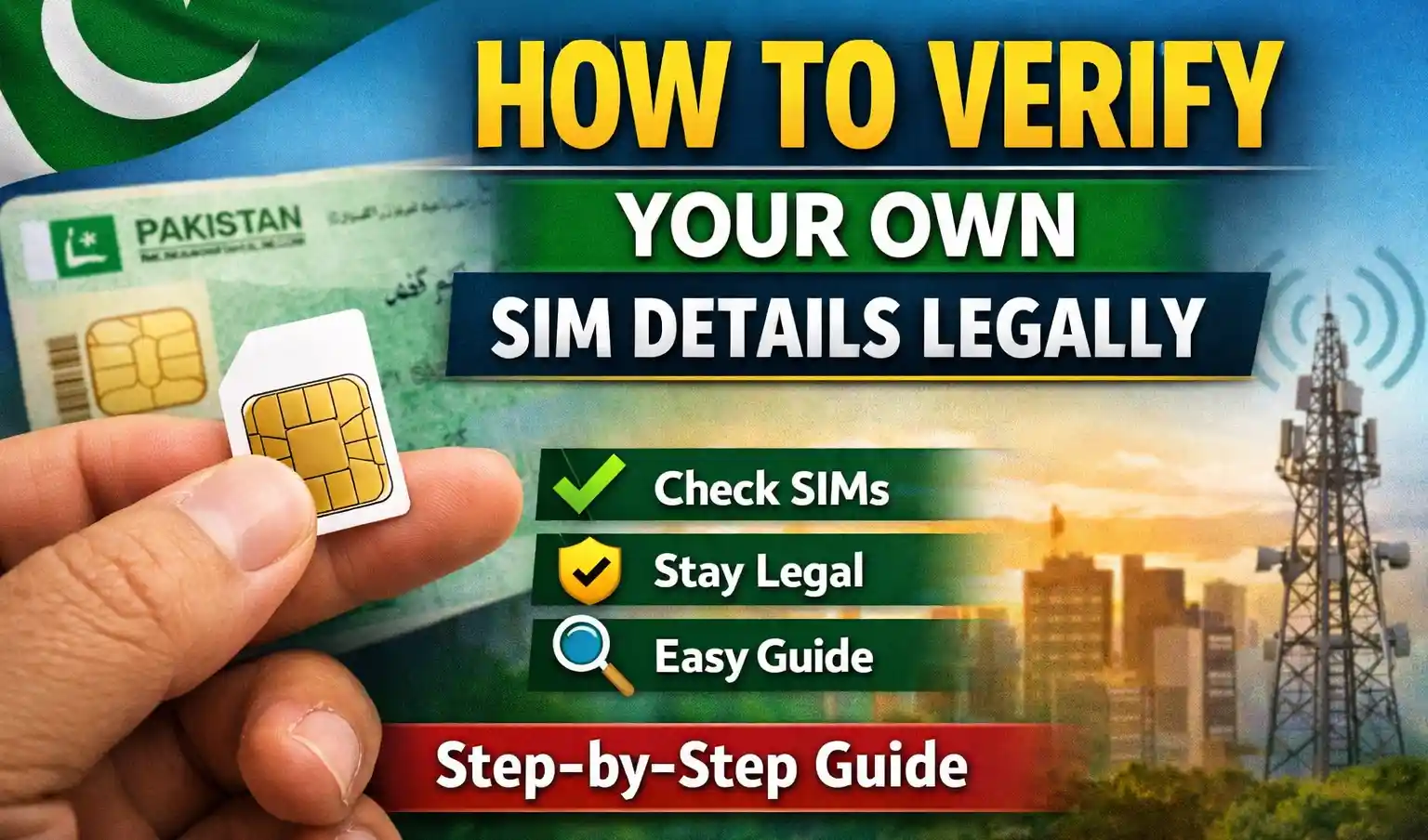 How to Verify Your Own SIM Details Legally in Pakistan 2026