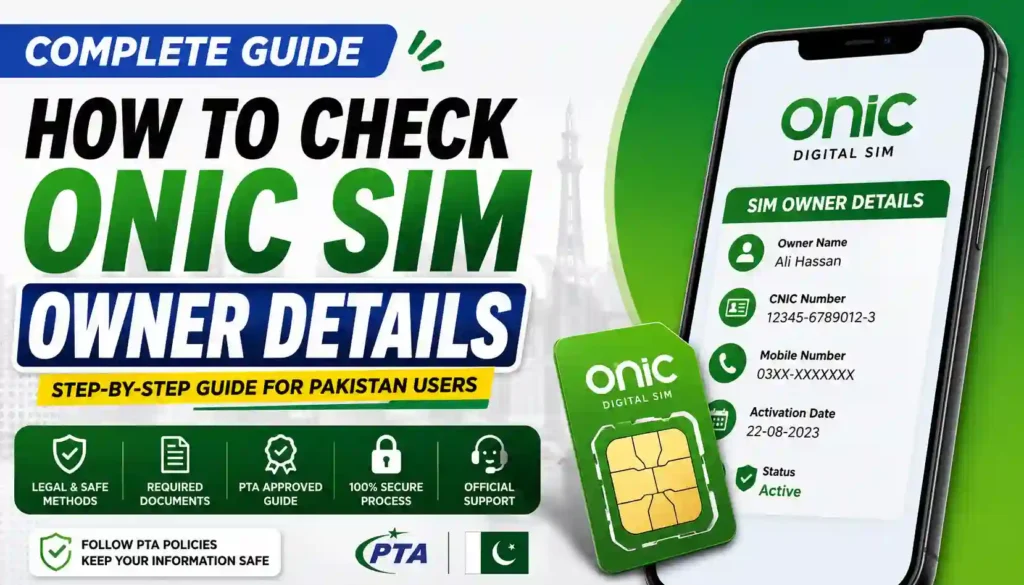 Check ONIC Sim Owner Details