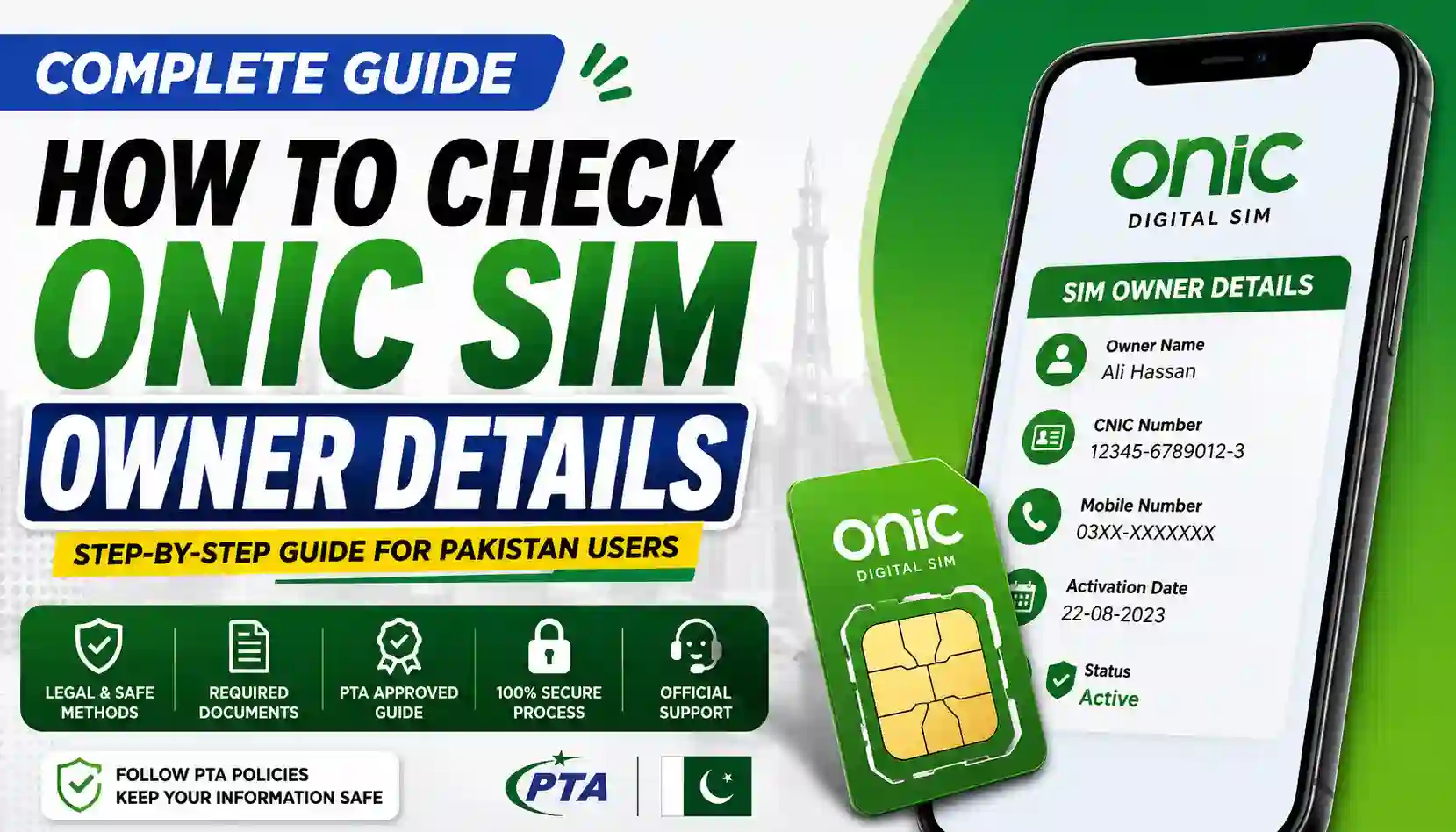 Check ONIC Sim Owner Details