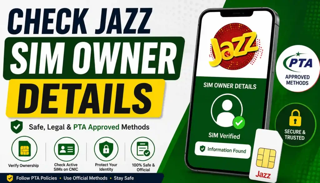 check jazz sim owner details