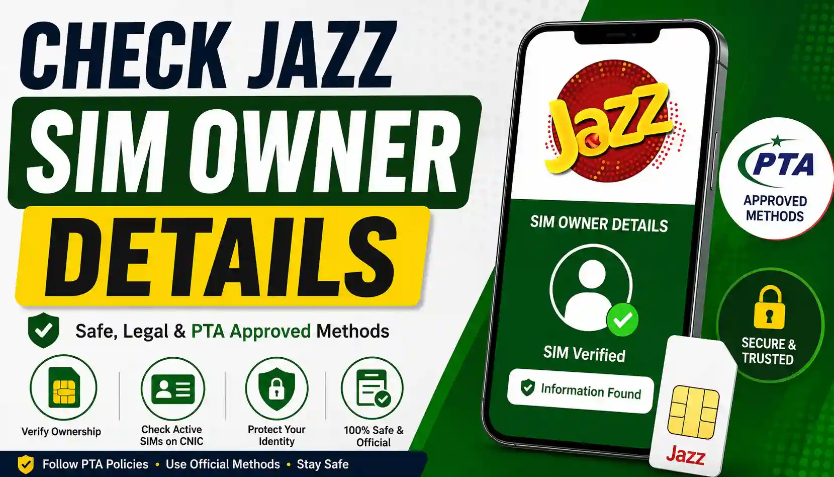 check jazz sim owner details